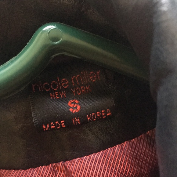 Nicole Miller leather jacket - Picture 7 of 8